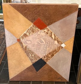 Neal V. Doty (California, 1941-2016), Reverse Polarity, Oil On Canvas