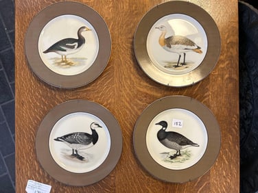 Four Haldon Group Porcelain Duck Plates