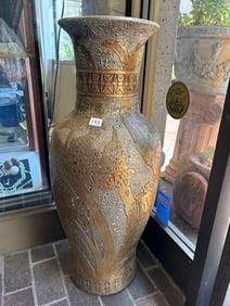 Tall Asian Floor Vase