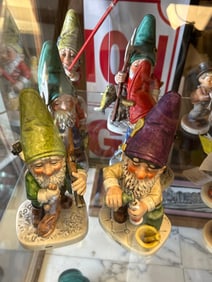 Group Of Six Hummel Co-Boy Gnome Figures