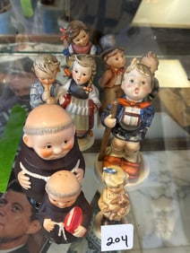 Group Of Hummel Porcelain Figures, Including Monk