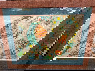 Francoise Deberdt (French, B. 1934) Les Clowns En Cabriole, Signed Lithograph