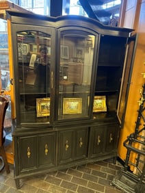 Etched Glass China Cabinet