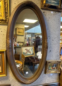 Antique Oval Mirror