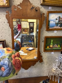 Inlaid Chippendale Style Mirror