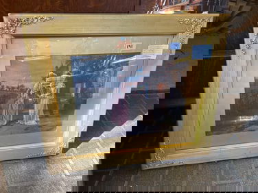 Two Well-Dressed Ladies, Framed Lithograph