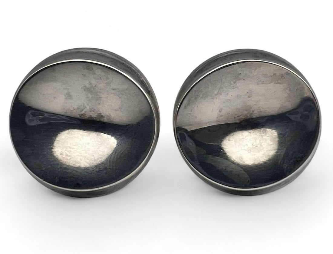 Georg Jensen Sterling Silver Danish Modern Cuff Links (1 of 8)
