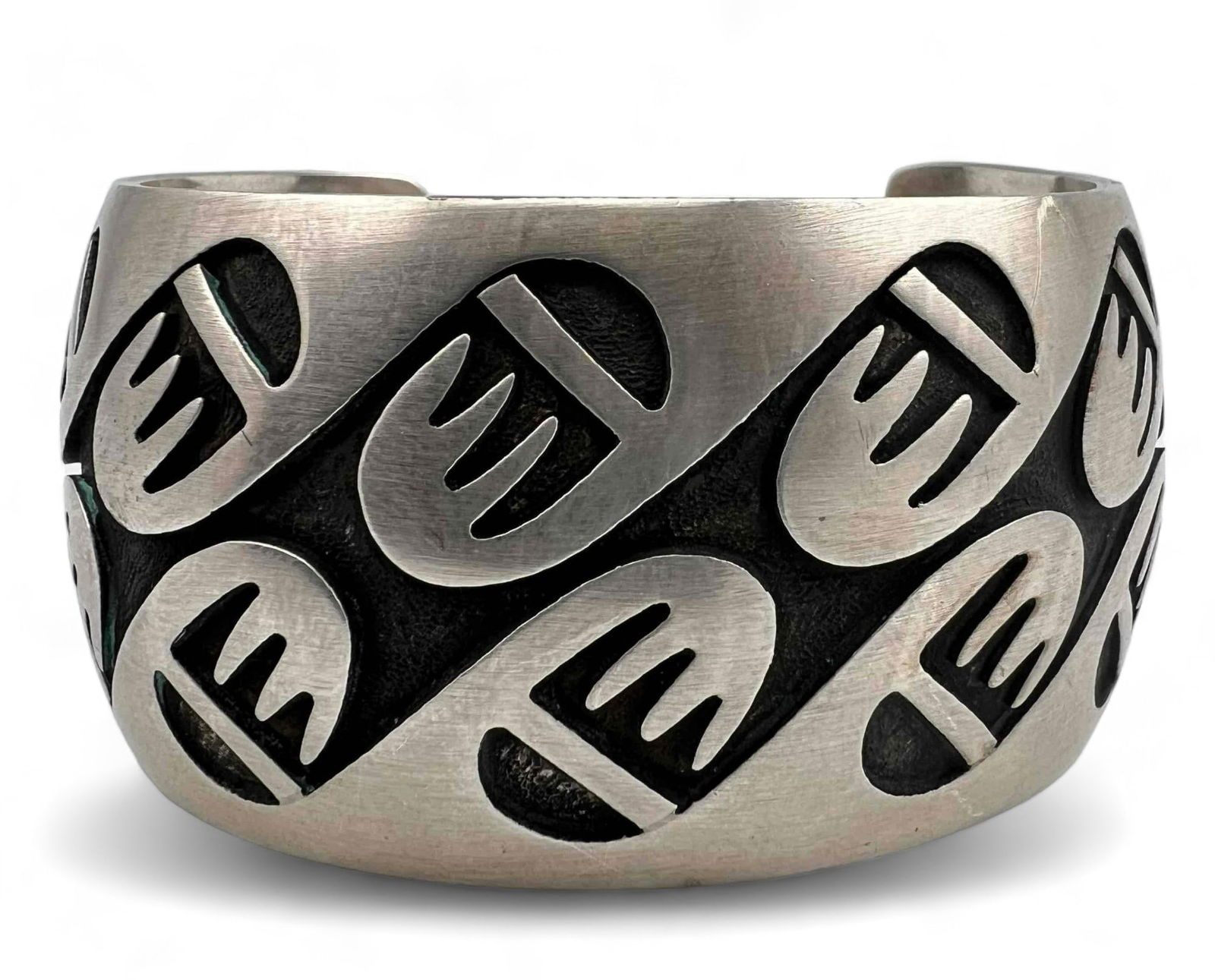1970's Hopi Sterling Silver Cuff Bracelet (1 of 9)