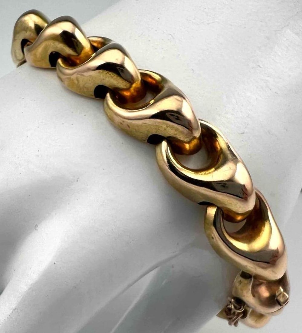 14K Yellow Gold Link Bracelet (1 of 7)
