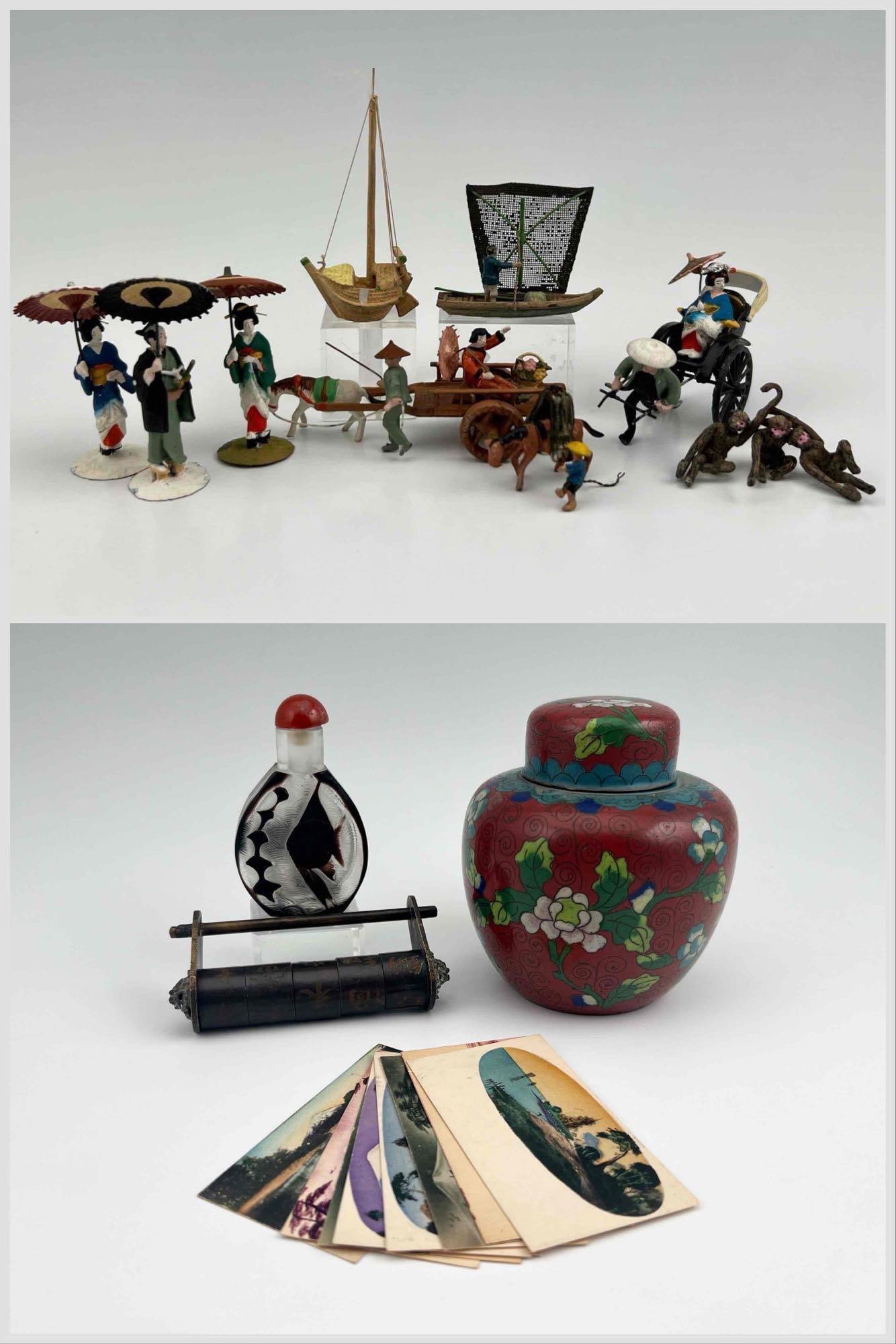 Japanese Miniature Lead Figures & Asian Collectibles (1 of 10)