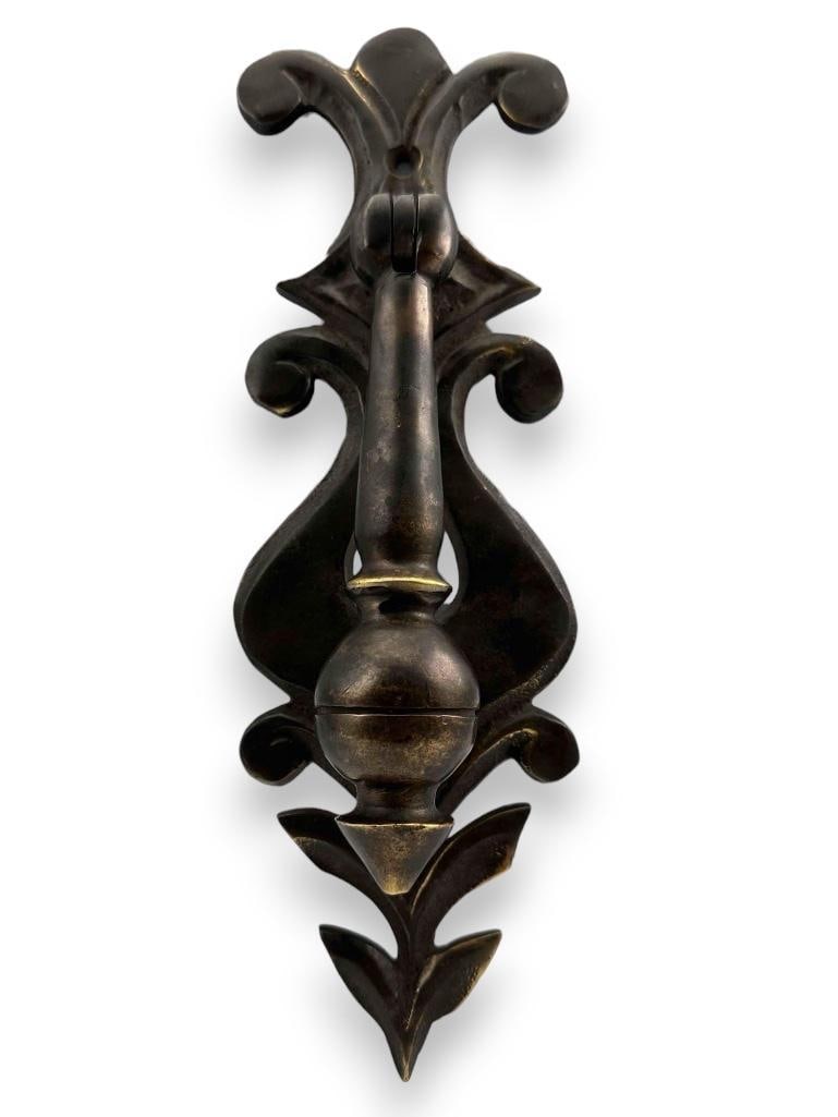 Large Foliate Bronze Door Knocker (1 of 9)