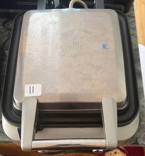 Breville Waffle Pro Four Slice Waffle Maker: Breville Waffle Pro Four Slice Waffle Maker. Pick-Up will be Thursday Aug 8th & Saturday Aug 10th from 11:00-4:00. Shipped items must have shipping arranged by Saturday, Aug 10th. Items not picked