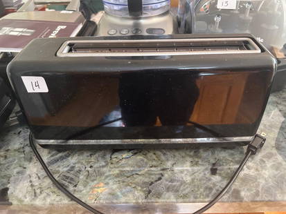 Kitchen Aid Extra Narrow Toaster: Kitchen Aid Extra Narrow Toaster. Pick-Up will be Thursday Aug 8th & Saturday Aug 10th from 11:00-4:00. Shipped items must have shipping arranged by Saturday, Aug 10th. Items not picked up or