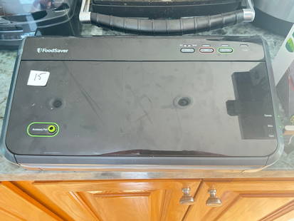 Food Saver Vacuum Sealer: Food Saver Vacuum Sealer. Pick-Up will be Thursday Aug 8th & Saturday Aug 10th from 11:00-4:00. Shipped items must have shipping arranged by Saturday, Aug 10th. Items not picked up or without