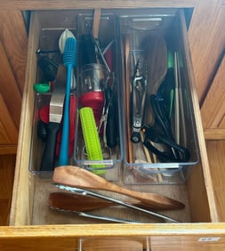 Two Drawers Of Kitchen Equipment