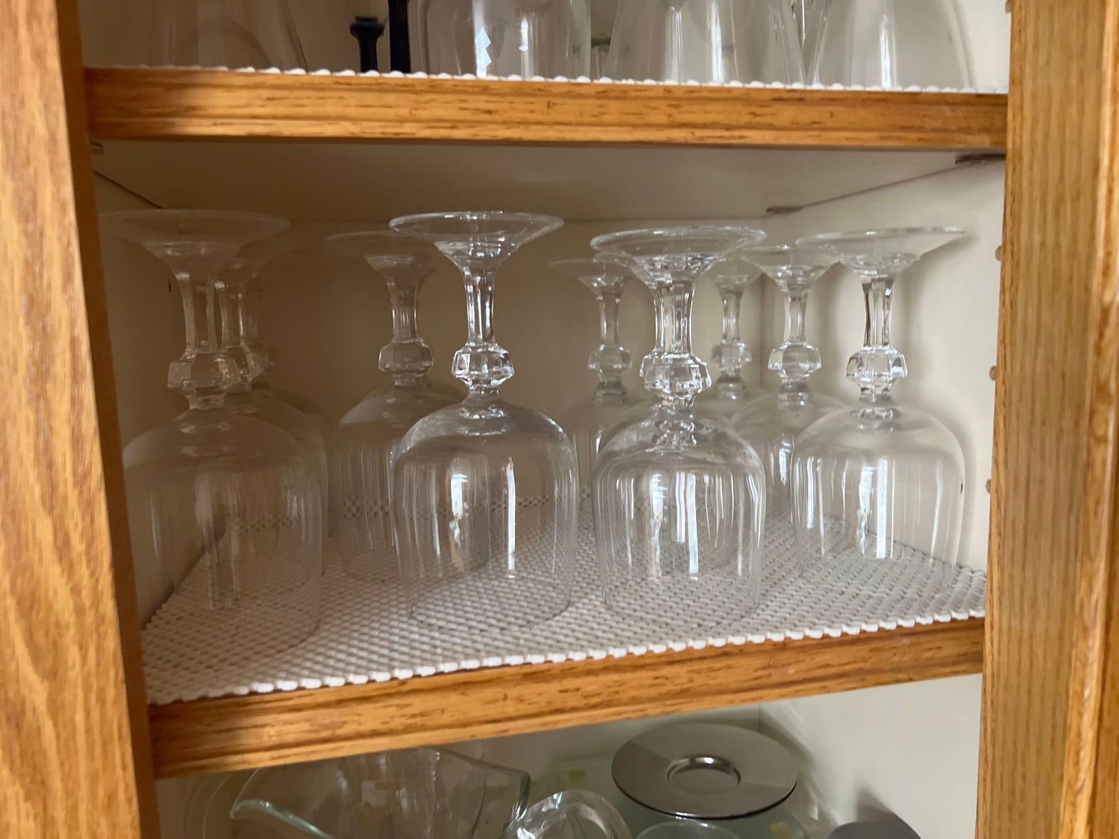 Cupboard Glasses & Stemware: Cupboard Glasses & Stemware. Pick-Up will be Thursday Aug 8th & Saturday Aug 10th from 11:00-4:00. Shipped items must have shipping arranged by Saturday, Aug 10th. Items not picked up or without shipp
