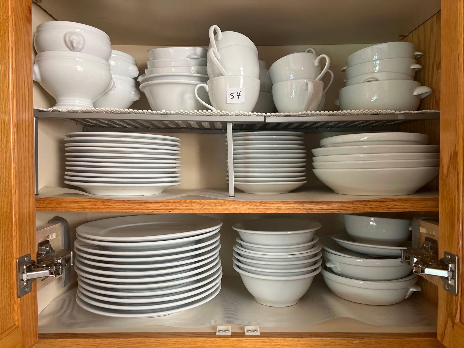 Large Set Of Apilco French Porcelain Dinnerware: Large Set Of Apilco French Porcelain Dinnerware. Pick-Up will be Thursday Aug 8th & Saturday Aug 10th from 11:00-4:00. Shipped items must have shipping arranged by Saturday, Aug 10th. Items not picked