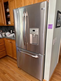 Ge Profile Stainless Steel Refrigerator & Freeze