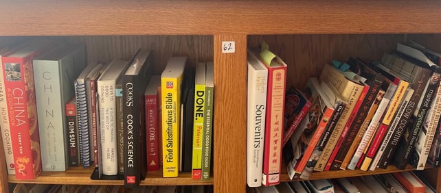 Lot Of Cookbooks, Many On Asian Cuisine