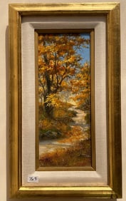 R H Clair (20Th Century) Autumn Landscape, Oil On Canvas Board