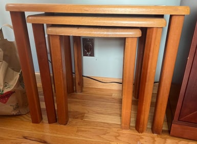 Set Of Three Nesting Tables