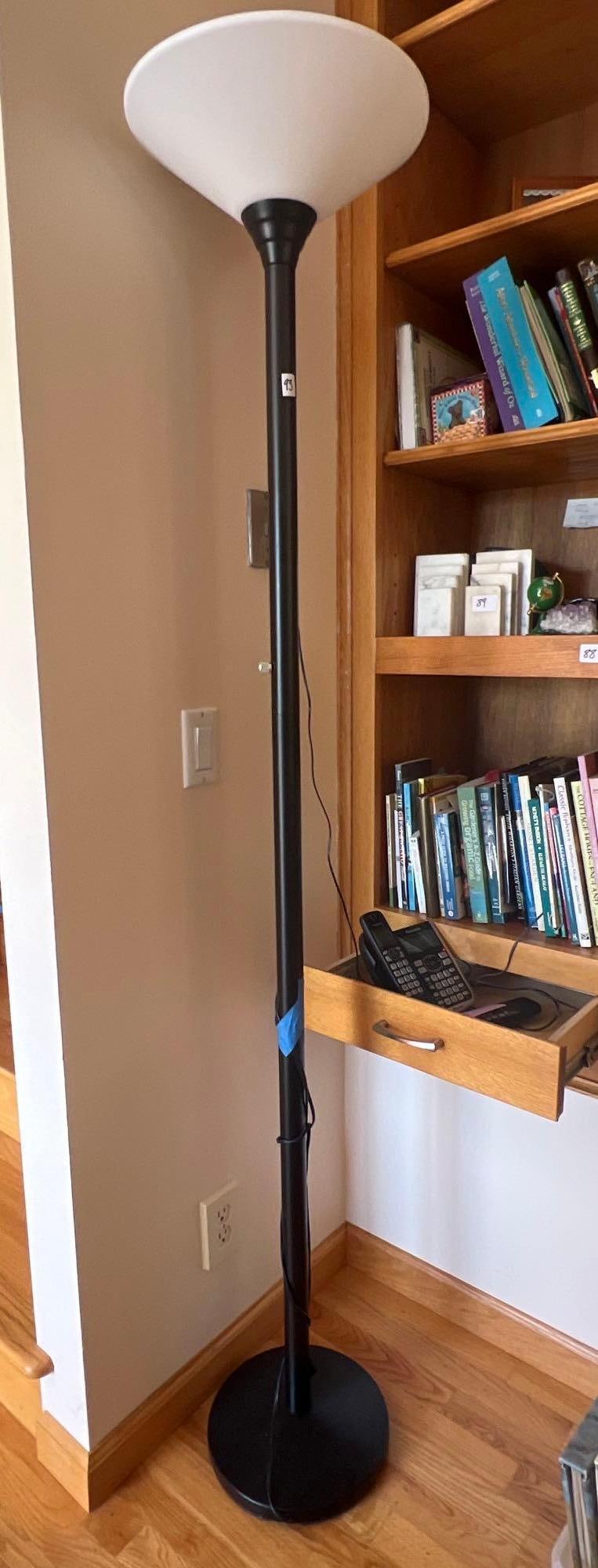 Black Standing Floor Lamp (1 of 1)