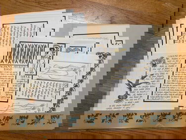 Alice Waters, Thirty Recipes Suitable For Framing. Includes All 30 Prints