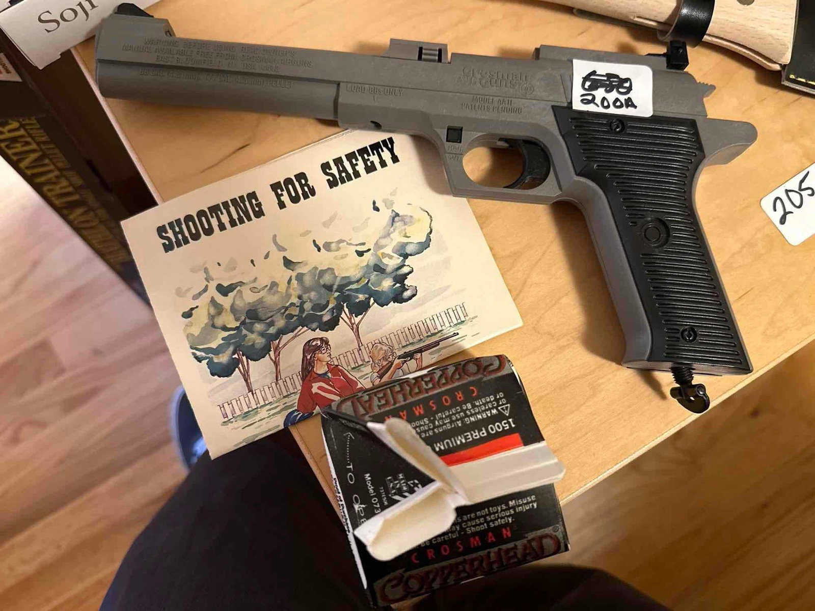 Crosman Air Gun With Pellets: Crosman Air Gun With Pellets Pick-Up will be Thursday Aug 8th & Saturday Aug 10th from 11:00-4:00. Shipped items must have shipping arranged by Saturday, Aug 10th. Items not picked up or without shipp