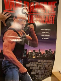 Two Vintage Movie Posters, Lethal Weapon 2 And Lionheart