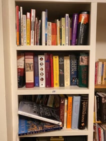 Three Shelves Of Books