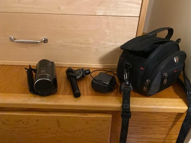 Canon Camcorder With Case