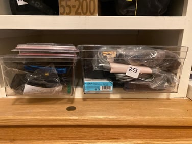 Lot Of Electronics, Cords And Cables