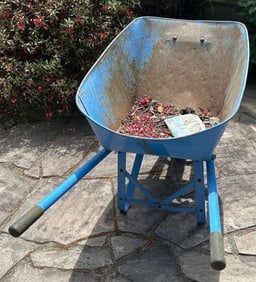 Blue Wheelbarrow