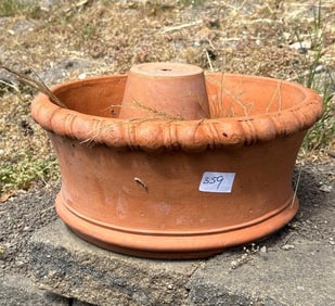 Two Terra-Cotta Garden Pots