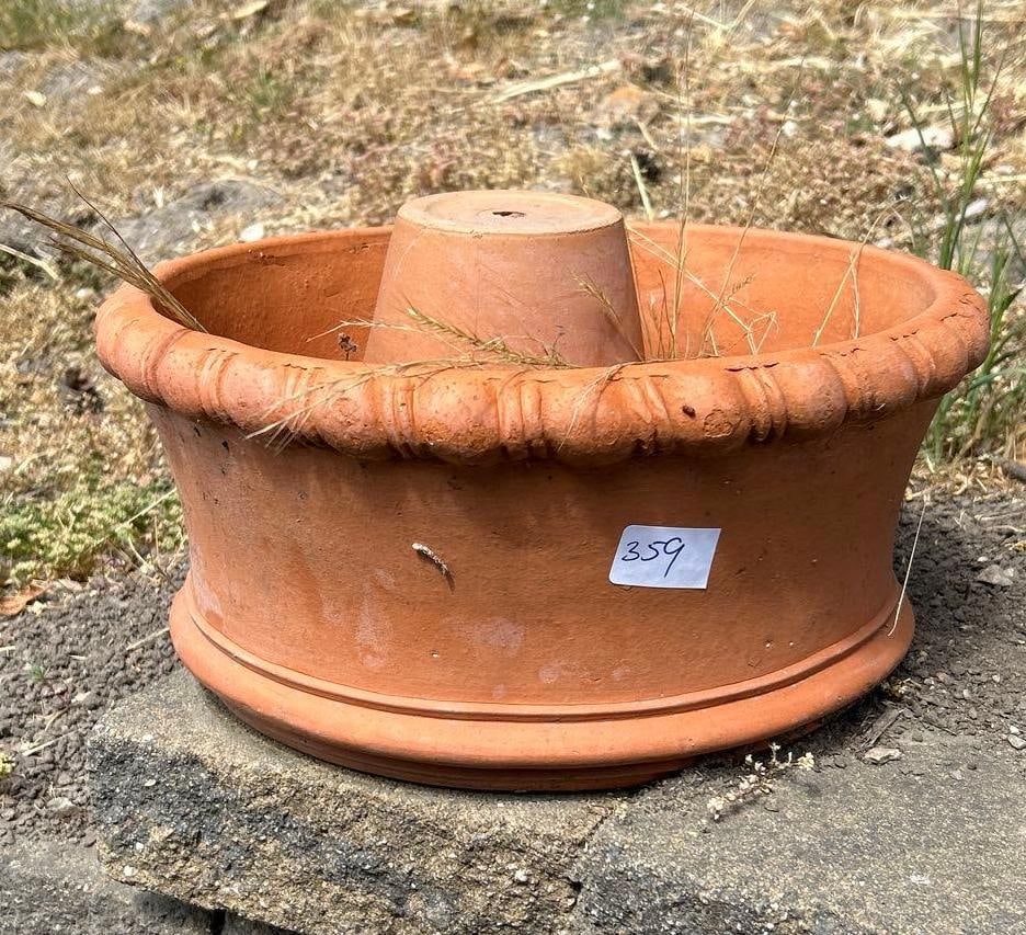 Two Terra-Cotta Garden Pots (1 of 2)