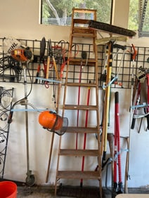 Eight Foot Wooden Ladder