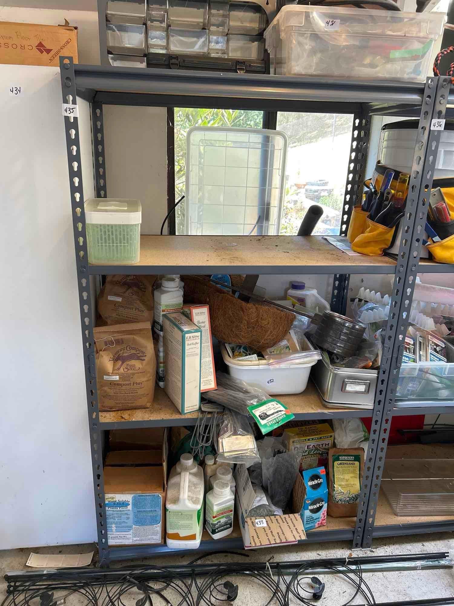 Four Tier Metal Shelf Unit 5 X 3 (1 of 1)