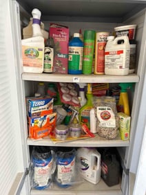 Cabinet Filled With Critter Killer