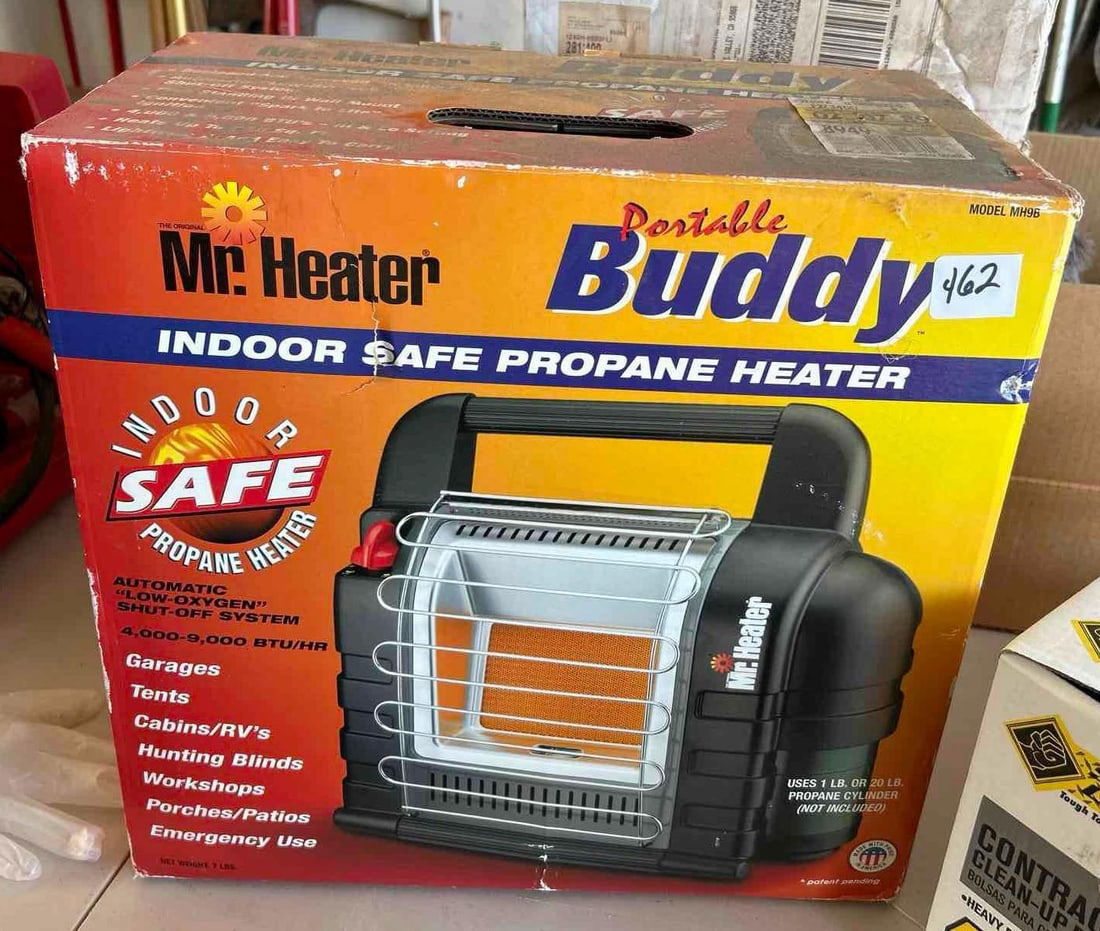 Mr. Heater Buddy Portable Propane Heater Indoor Safe. New In Box (1 of 2)