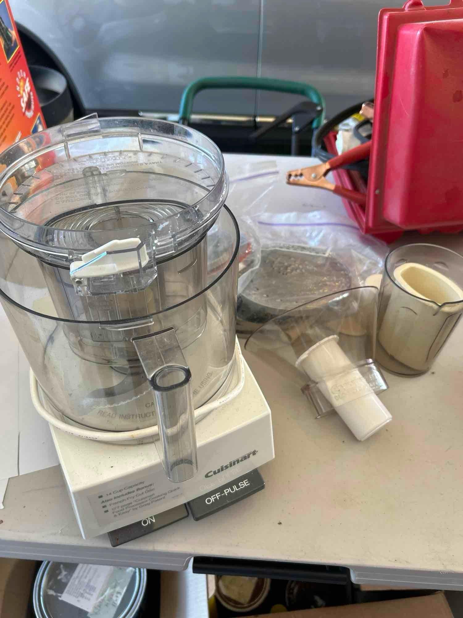 Cuisinart Food Processor With Attachments. (1 of 2)