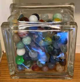 Grouping Of Vintage Marbles