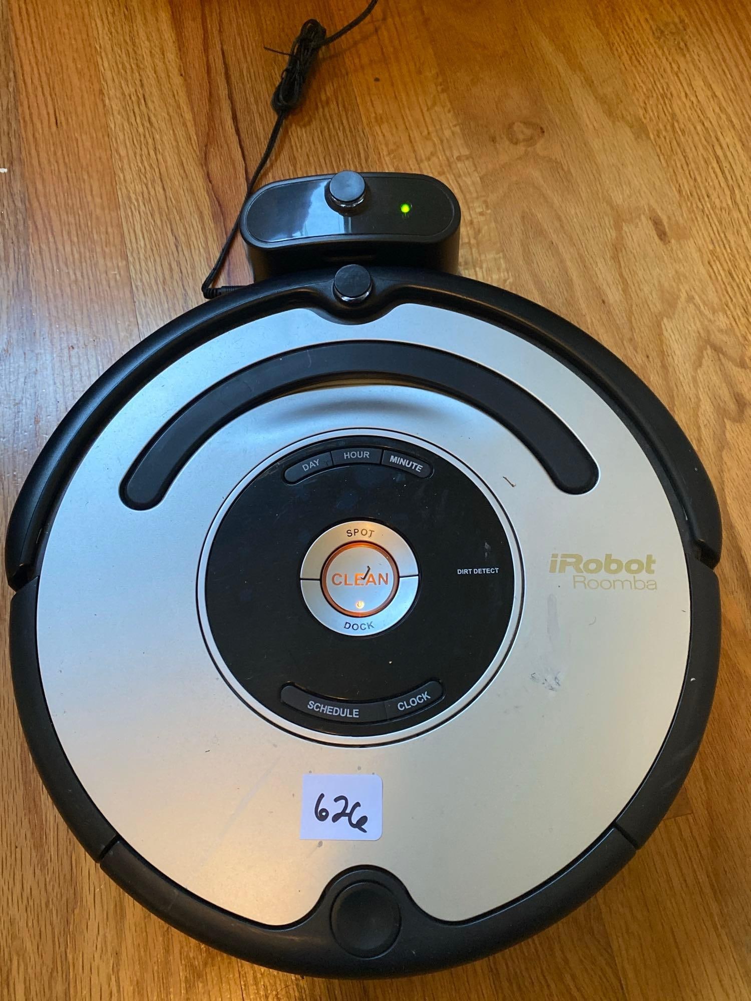 Roomba Vacuum Cleaner With Dock, Appears To Be In Working Order (1 of 5)