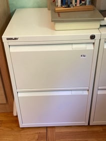 Bisley Two Drawer File Cabinet