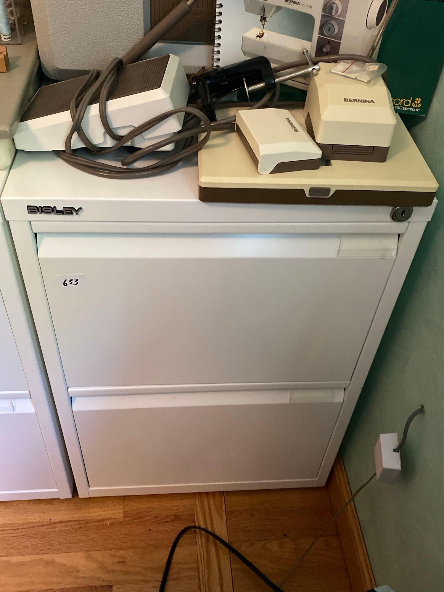 Bisley Two Drawer File Cabinet (1 of 2)