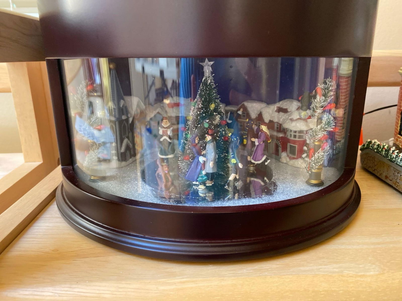 Electric Christmas Music Box: Electric Christmas music box Pick-Up will be Thursday Aug 8th & Saturday Aug 10th from 11:00-4:00. Shipped items must have shipping arranged by Saturday, Aug 10th. Items not picked up or without shipp