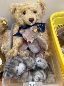 Steiff Teddy Bears & Cat