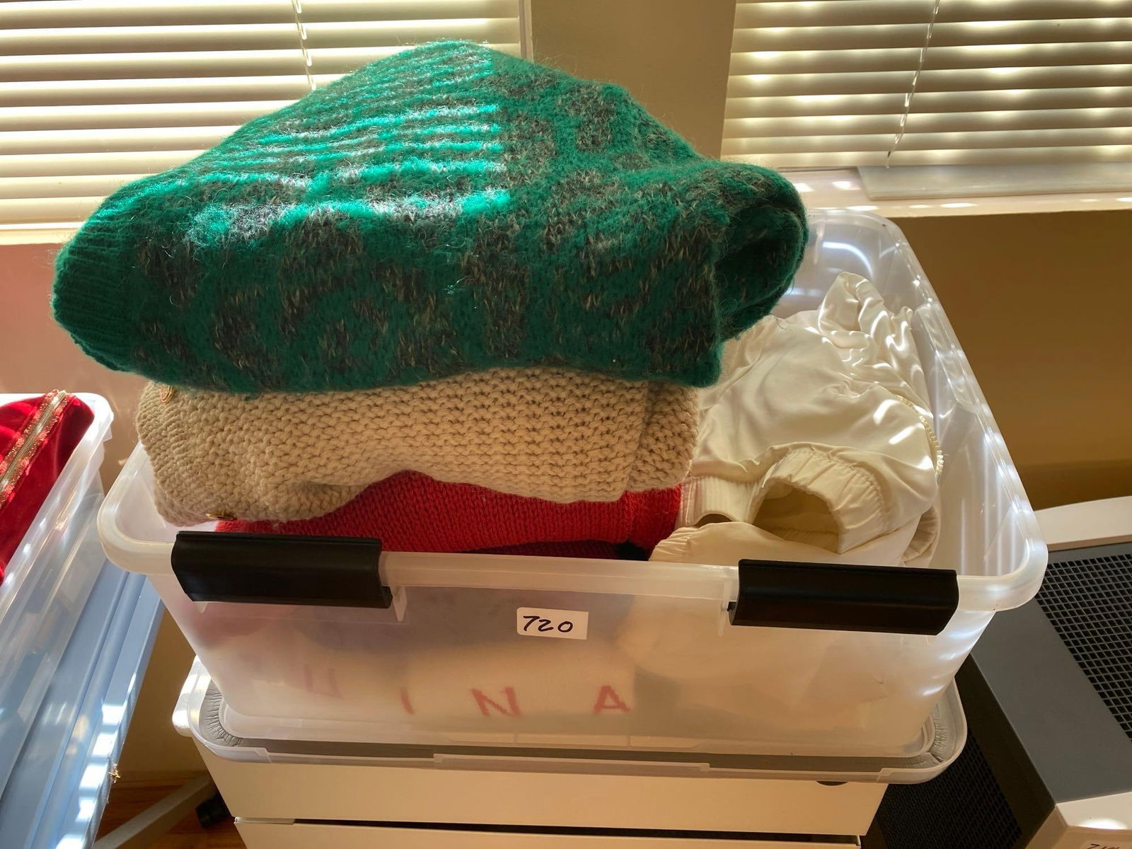 Box Of Vintage 1990'S Sweaters And Jacket (1 of 20)