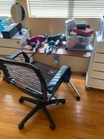 Rolling Office Chair & Desk