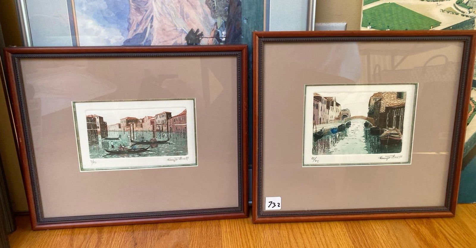 Two Framed Etchings (1 of 7)