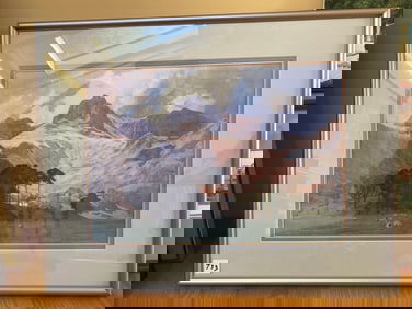 Alfred Heaton Cooper Print, Mountain Landscape